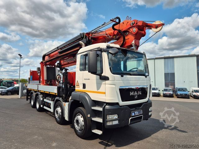 Truck mounted crane MAN TGS 35.360 8x4 BB Gormach 91000 TECH Funk