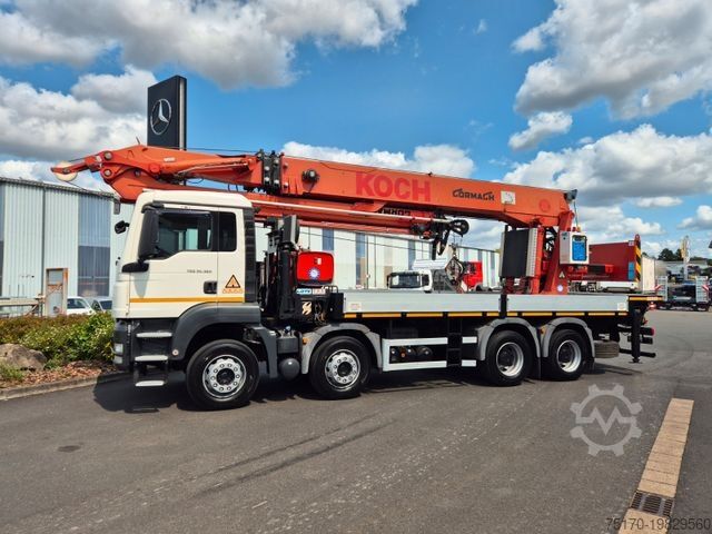Truck mounted crane MAN TGS 35.360 8x4 BB Gormach 91000 TECH Funk