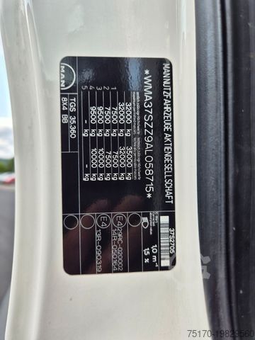 Truck mounted crane MAN TGS 35.360 8x4 BB Gormach 91000 TECH Funk