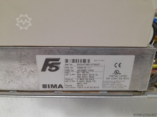 Frequenzumrichter 7,5 kW + Filter KEB 