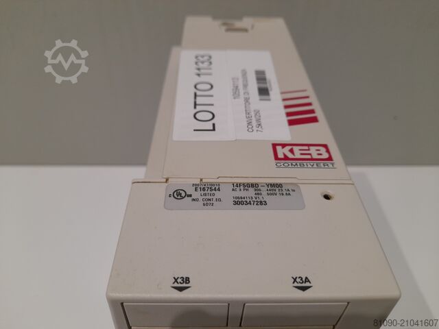 Frequenzumrichter 7,5 kW + Filter KEB 