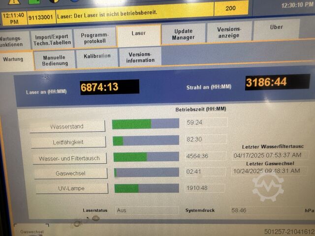 Laserschneidmaschine TRUMPF TruLaser 1030