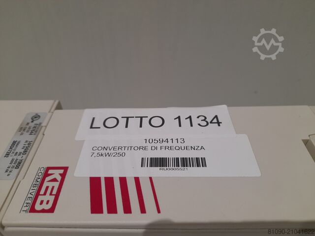 Frequenzumrichter 7,5 kW + Filter KEB 