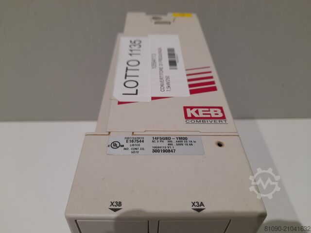 Frequenzumrichter 7,5 kW + Filter KEB 