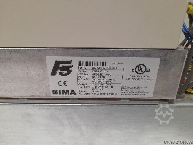 Frequenzumrichter 7,5 kW + Filter KEB 