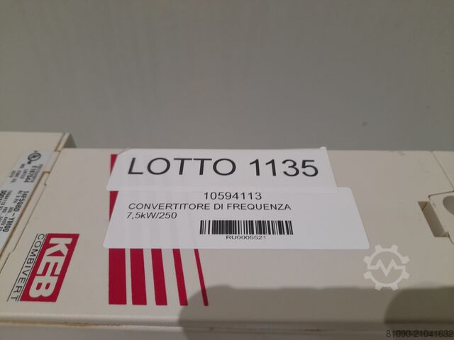 Frequenzumrichter 7,5 kW + Filter KEB 