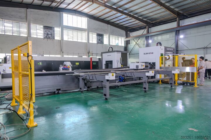 Rohrlaserschneidmaschine Glorystar laser 6kW GS24TG Pipe Laser Cutter