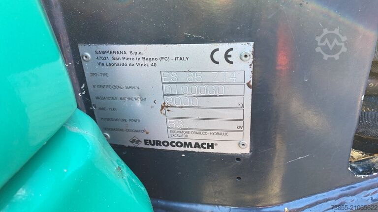 Midi Bagger 7t - 12t Eurocomach Es 85 Zt with 3 buckets