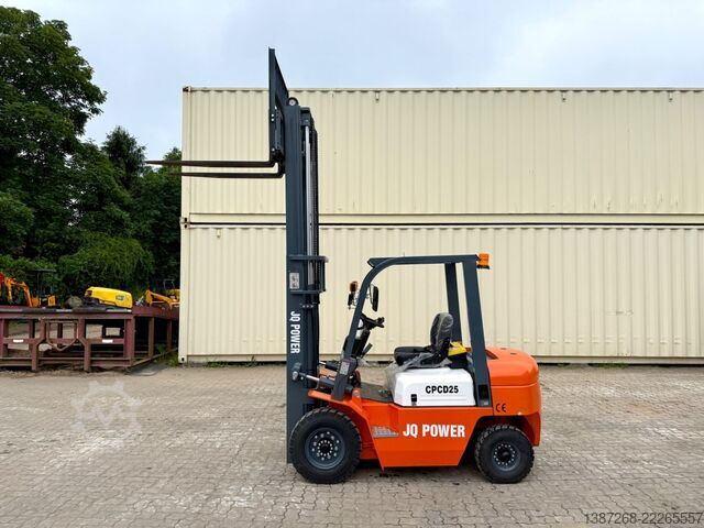 Front loader forklift  JQ Power CPCD25 / 2.5T Diesel / Sideshift / 2026