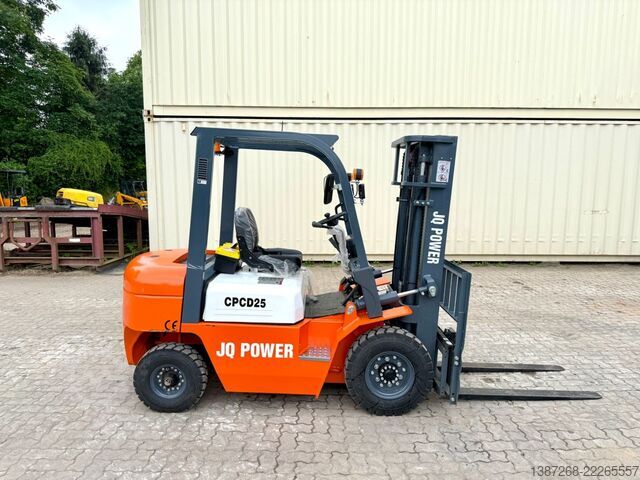Front loader forklift  JQ Power CPCD25 / 2.5T Diesel / Sideshift / 2026
