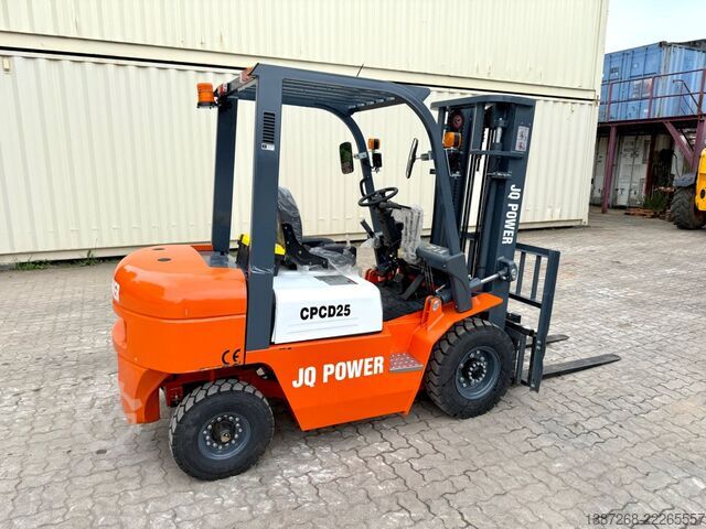 Front loader forklift  JQ Power CPCD25 / 2.5T Diesel / Sideshift / 2026