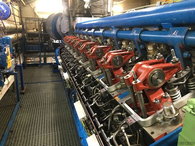 5901 kW Wartsila Vasa 18V32DF Kraft-Wärme-Kopplungsanlage WARTSILA Vasa 18V32DF