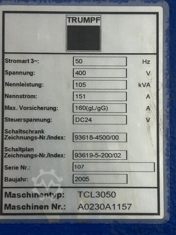 Schaltanlage TRUMPF Trumatic L-3050 6kW - Schaltschränke
