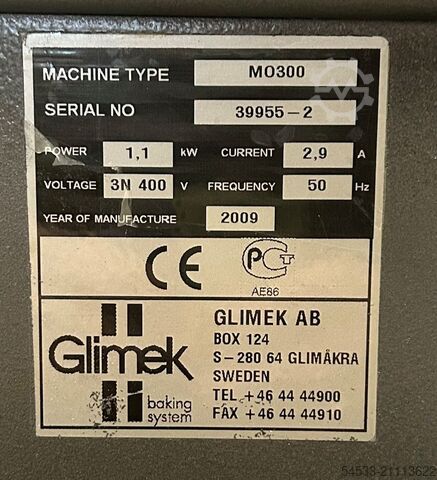 Teigformer Glimek MO 300 Glimek MO 300