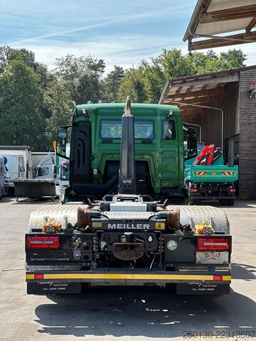 Roll-off tipper truck MAN TGS 26.520 6x2 BL MEIILLER RS21.60 AK