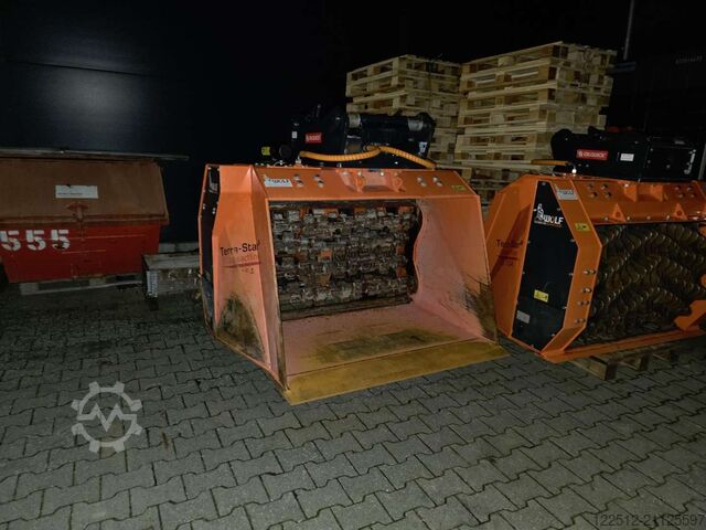 Schaufelseparatoren Wolf Technik für Baumaschinen Terra-Star TSC.154.M80X