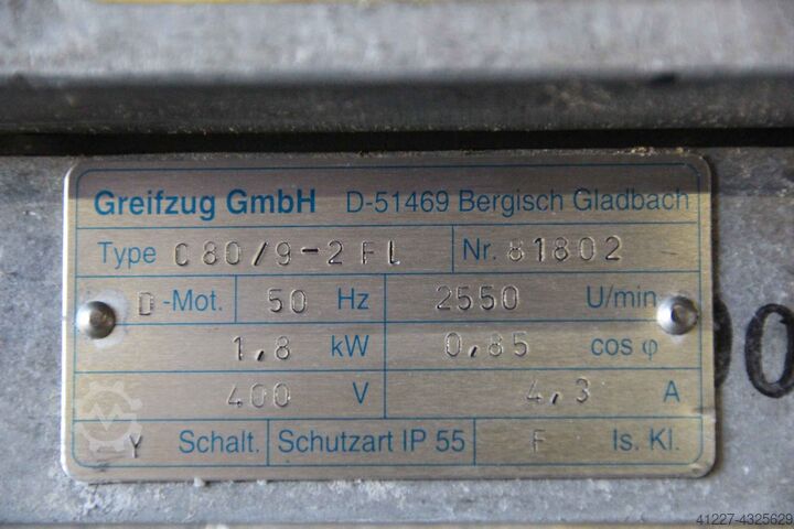 Elektroseilzug für Personentransport tirak Greifzug L502P