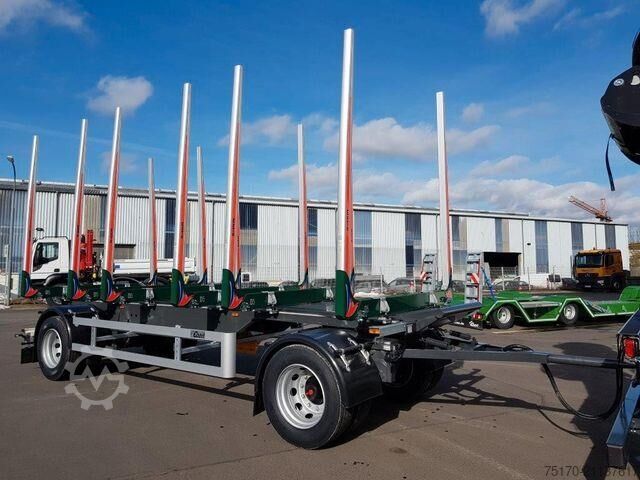 Holztransporter Ebert KHA 18 Kurzholz-Anhänger NEU