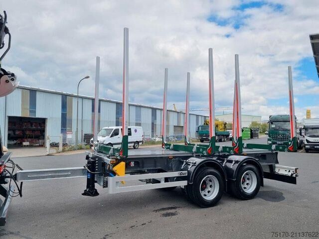 Holztransporter Ebert KHZA 18 Tandem-Kurzholz-Anhänger NEU