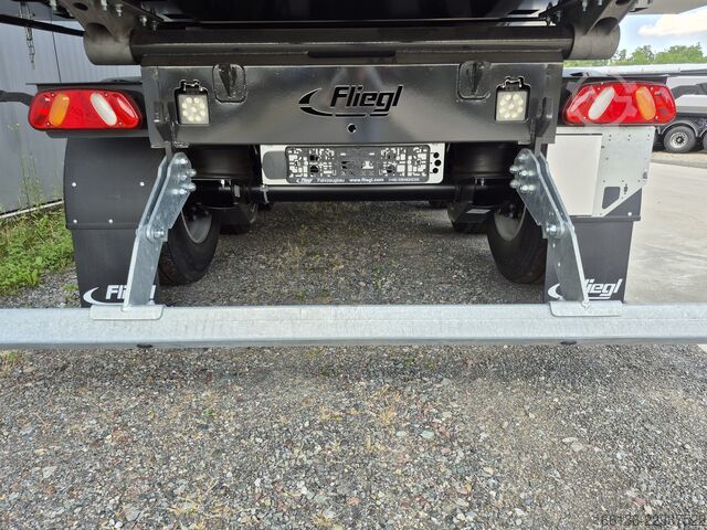 Semi-tipper trailer Fliegl 3-Achs Stahlkipper 50m³ light Master