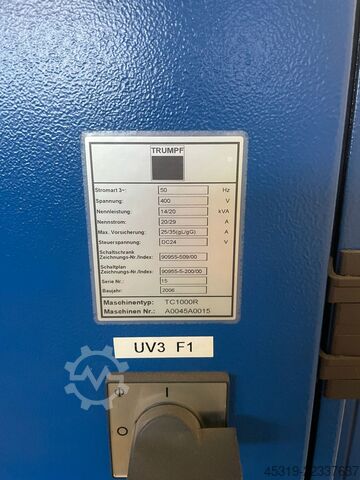 Stanz-Nibbelmaschine TRUMPF TruMatic 1000 R