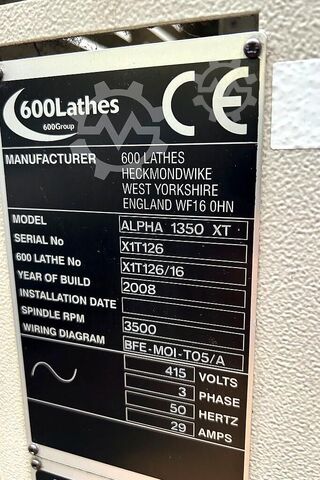 Zyklengesteuerte Drehmaschine Colchester Alpha 1350 XT
