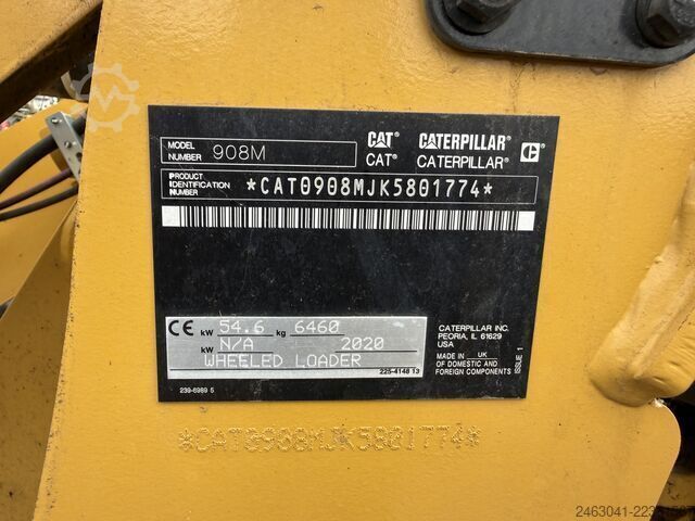 Pallet fork folding bucket Caterpillar 908