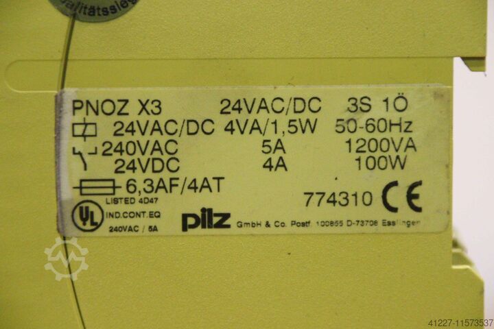 Sicherheitsrelais pilz PNOZ X3  774310