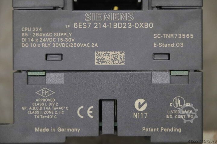 Compact CPU Siemens 6ES7214-1BD23-0XB0 / 6ES7 2223-1BF22-0XA0