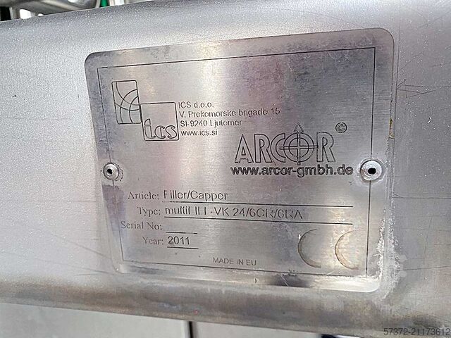 Abfüll- und Verschießmaschine ICS multiFill VK-EP-2V-960-24-KK-SV-6-240-125