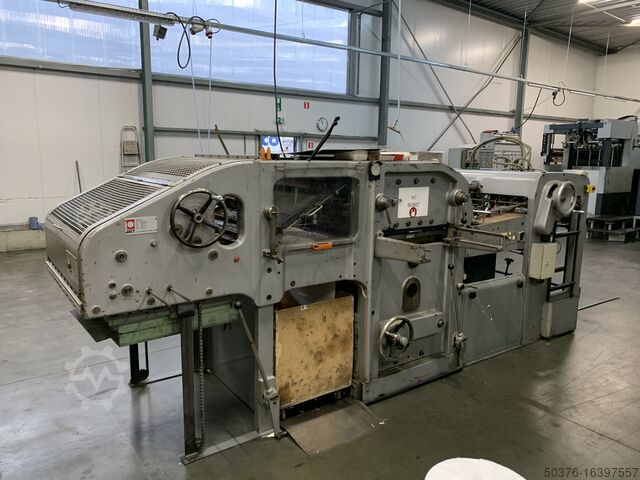64x90 Stanzmaschine 1963 mit doppelt wirkender Abisoliereinheit Bobst 900E