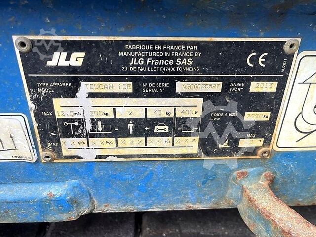 Telescopic boom lift JLG Toucan 10E