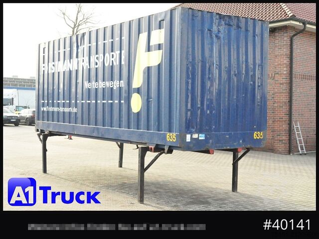 Wechselbrücke mit Kofferaufbau KRONE BDF 7,82 Container, 2700mm Innenhöhe, Portaltür