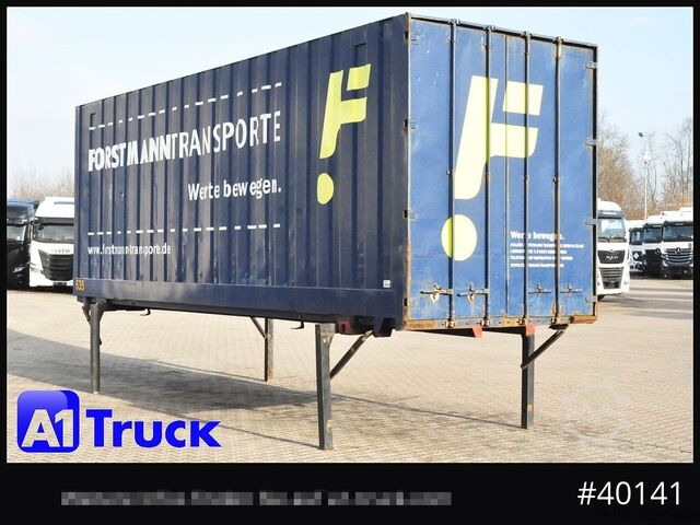 Wechselbrücke mit Kofferaufbau KRONE BDF 7,82 Container, 2700mm Innenhöhe, Portaltür