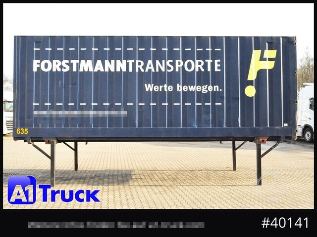 Wechselbrücke mit Kofferaufbau KRONE BDF 7,82 Container, 2700mm Innenhöhe, Portaltür