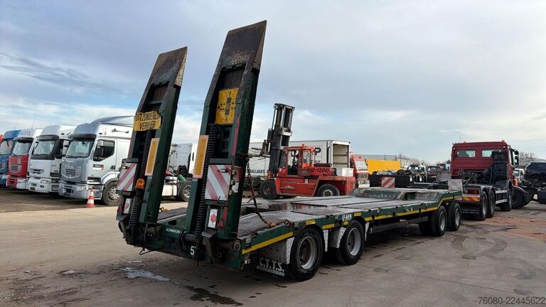 Low loader Schwarzmüller T4 G01VBN1 (40.000 KG / BLATGEFEDERT / VERBR AU...