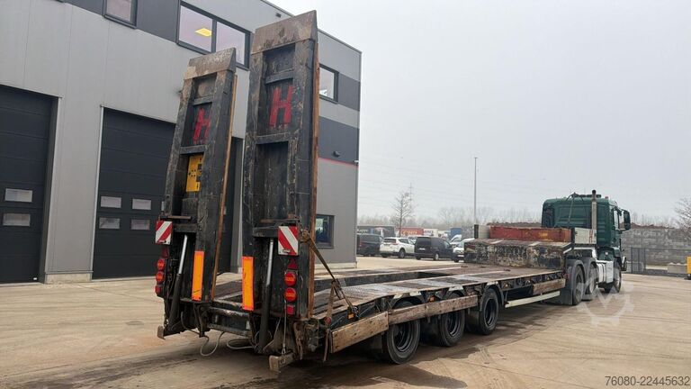 Low loader ROBUSTE KAISER S4503F (BELGIAN TRAILER / STEEL SUSPENSION / LA...