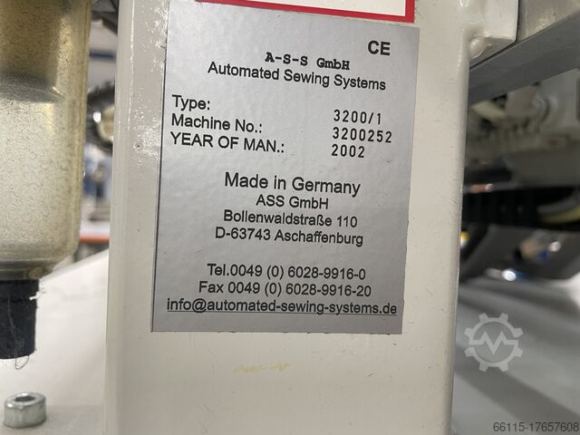 Sewing machine A.S.S 3200/3500