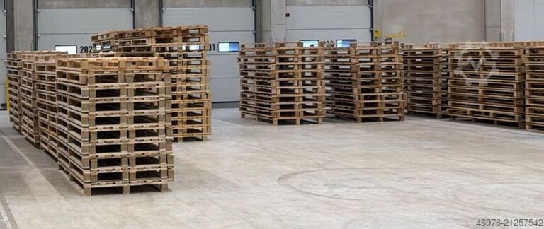 Pallet industrial pallet wood Einwegpalette Holzpalette 1.900 x 1.000 x 136 mm