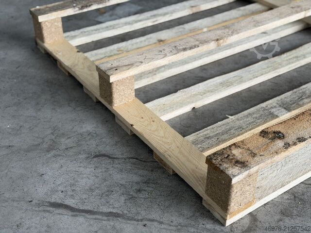 Pallet industrial pallet wood Einwegpalette Holzpalette 1.900 x 1.000 x 136 mm