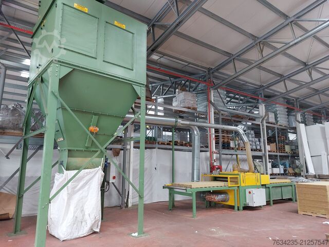 Lamellensäge Mineralwolle + Absauganlage Bonded Panel Technology LTD (Duemas) Lamella Cutting System from Mineral Wool