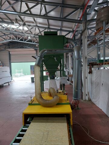 Lamellensäge Mineralwolle + Absauganlage Bonded Panel Technology LTD (Duemas) Lamella Cutting System from Mineral Wool