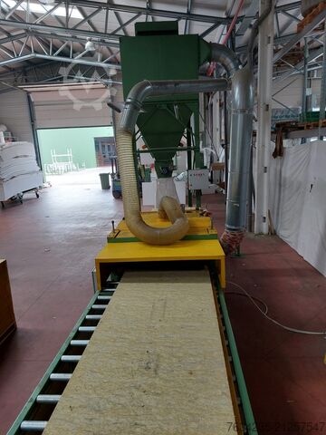 Lamellensäge Mineralwolle + Absauganlage Bonded Panel Technology LTD (Duemas) Lamella Cutting System from Mineral Wool