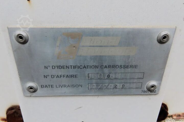 Tarpaulin Samro bj 2020  opbouw!  disc BPW ECO,    WHEELBASE 4,33