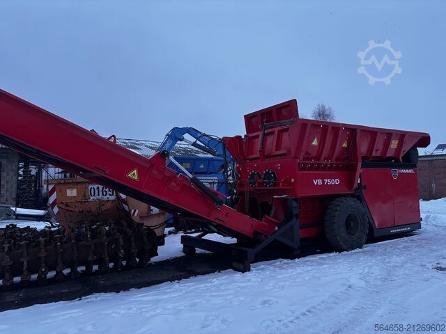 Twin-shaft shredder Hammel 750 D