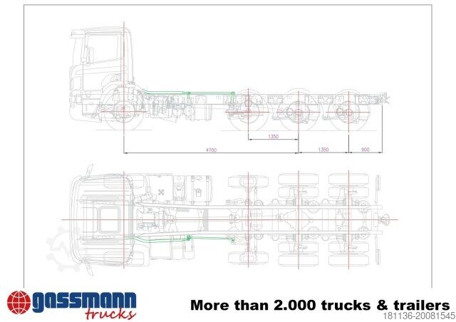 Roll-off tipper truck Titan 22-60-S Abrollanlage