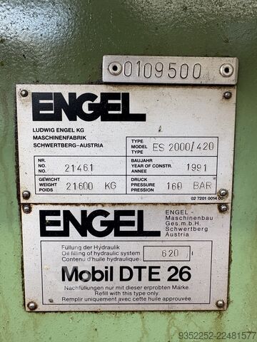 Injection molding machine ENGEL ES 2000/420