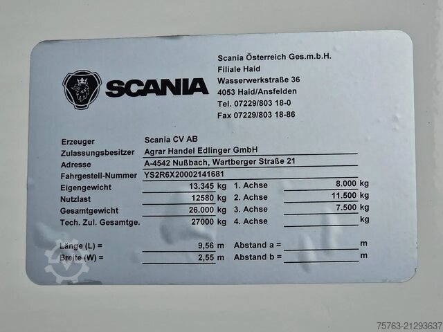 Tipper Scania R500 NGS 6x2*4 - Food tipper 4 compartments - L...