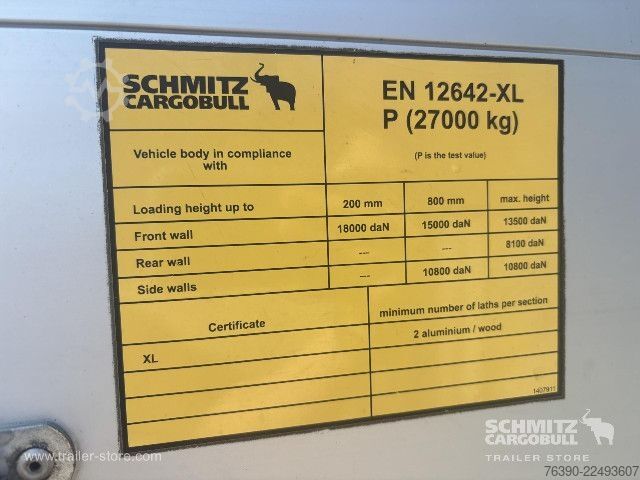 Auflieger mit Pritsche & Plane Schmitz Cargobull Semitrailer Curtainsider Standard