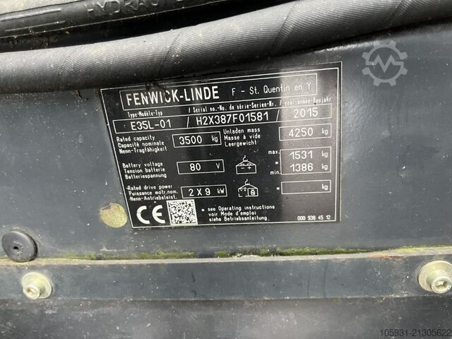 Elektro 4 Rad-Stapler Linde E35L